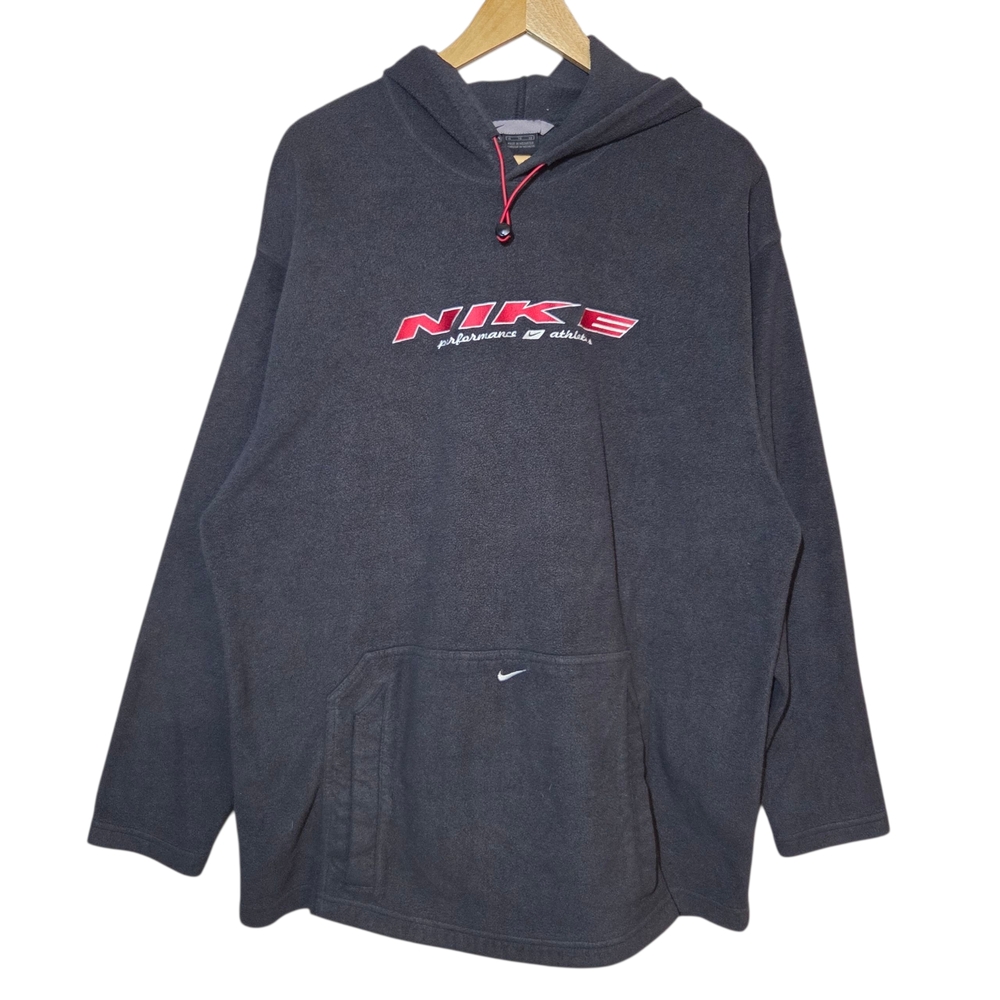 Vintage Nike Y2K Hoodie XL Early 2000s Spellout Graphic Pullover Sweatshirt